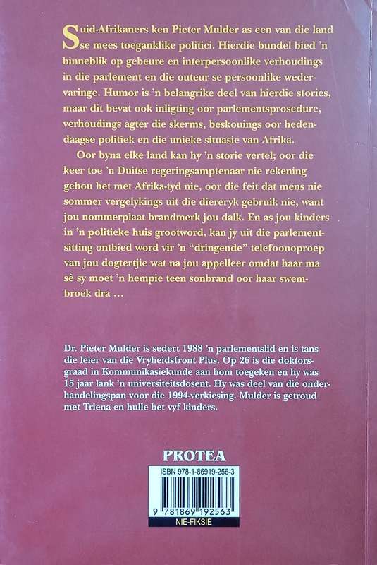 Kan Afrikaners Toyi-Toyi? [Inscribed by the Author] [Afrikaans] | Pieter Mulder