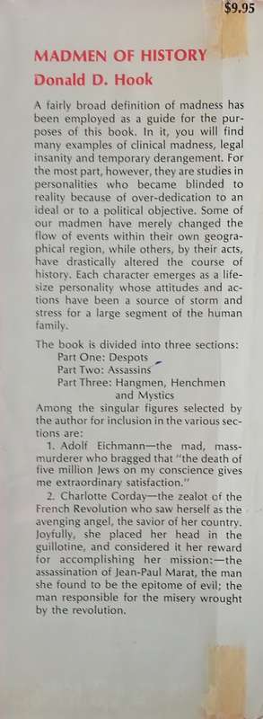 Madmen of History | Donald D. Hook
