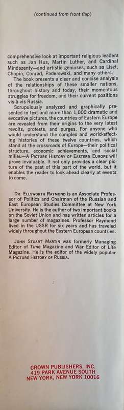 A Picture History of Eastern Europe [Illustrated] | Ellsworth Raymond and John Stuart Martin