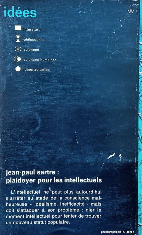 Plaidoyer Pour les Intellectuels [French] | Jean-Paul Sarte