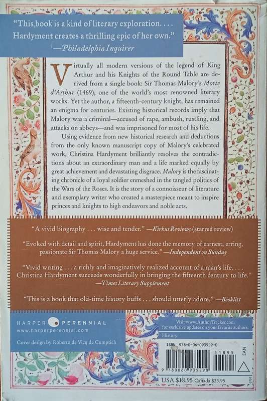 Mallory: The Knight Who Became King Arthur's Chronicler | Christina Hardyment