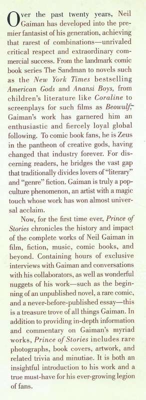 Prince of Stories: The Many Worlds of Neil Gaiman | Hank Wagner, et al.