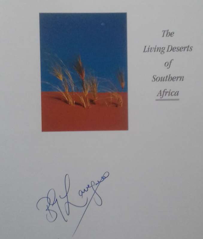 The Living Deserts of Southern Africa (First Edition, Signed by Author) | Barry Lovegrove