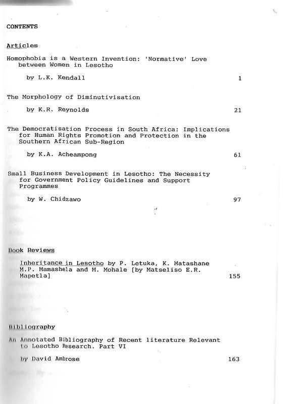 journal of research (volume 6 1996)