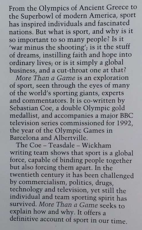 More than a Game: Sport in Our Time (Inscribed by Co-Author) | Sebastian Cole, et al.
