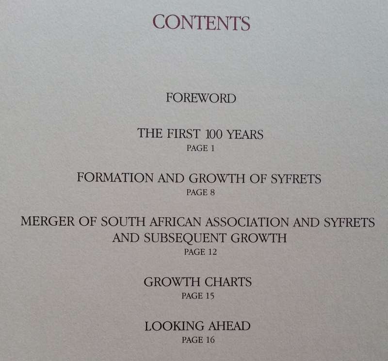 The First Trust Company in the World: The South African Association (Commemorative Edition)
