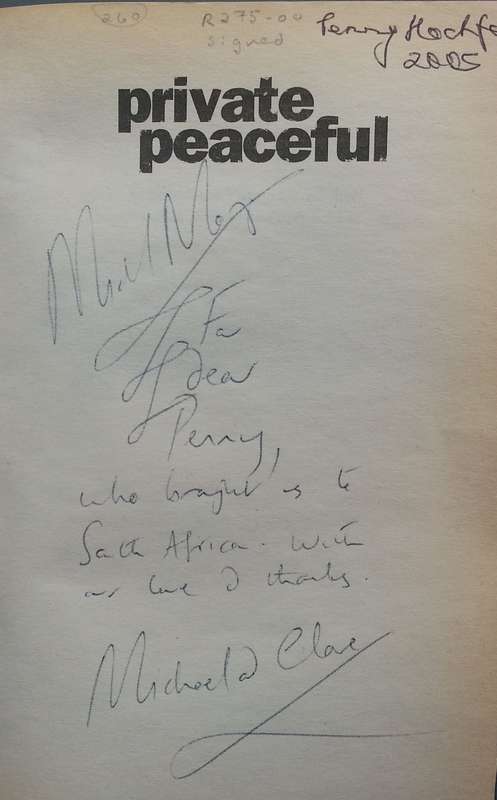 Private Peaceful (Inscribed by Author) | Michael Morpurgo