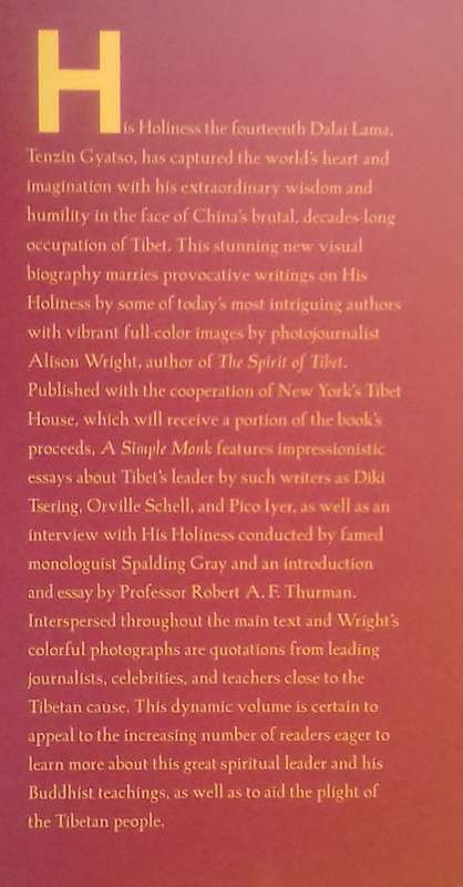 A Simple Monk: Writings on His Holiness the Dalai Lama | Tom Morgan (Ed.)
