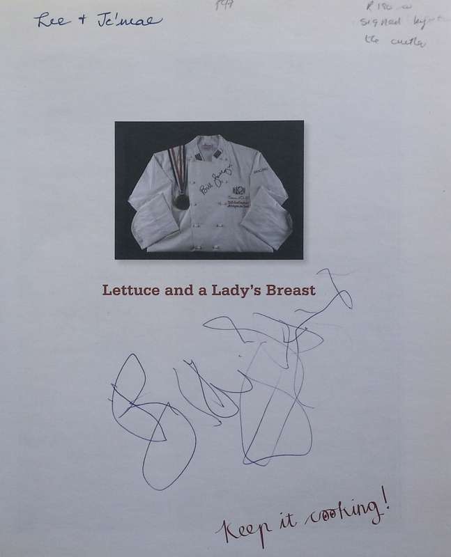 Lettuce and a Lady's Breast (Signed by Author) | Billy Gallagher