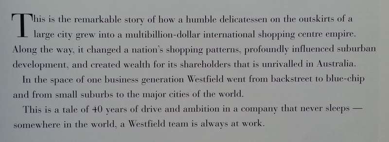 The Westfield Story: The First 40 Years