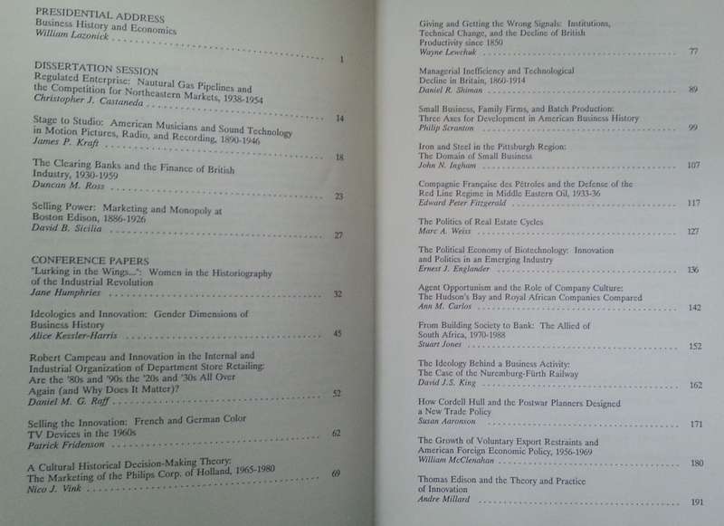 Business and Economic History (The Journal of the Business History Conference, 2nd Series, Vol. 2...