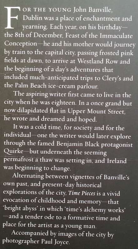 Time Pieces: A Dublin Memoir | John Banville