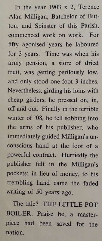 The Little Pot-Boiler | Spike Milligan