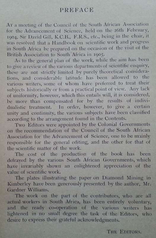 Science in South Africa: A Handbook and Review (Published 1905) | W. Flint & J. D. F. Gilchrist (...