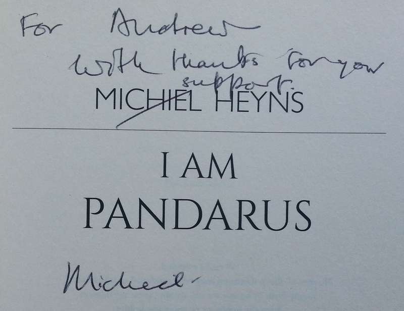 I Am Pandarus (Inscribed by Author) | Michiel Heyns