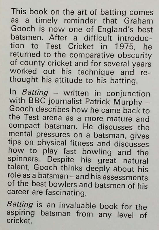 Batting (Inscribed by Author) | Graham Gooch