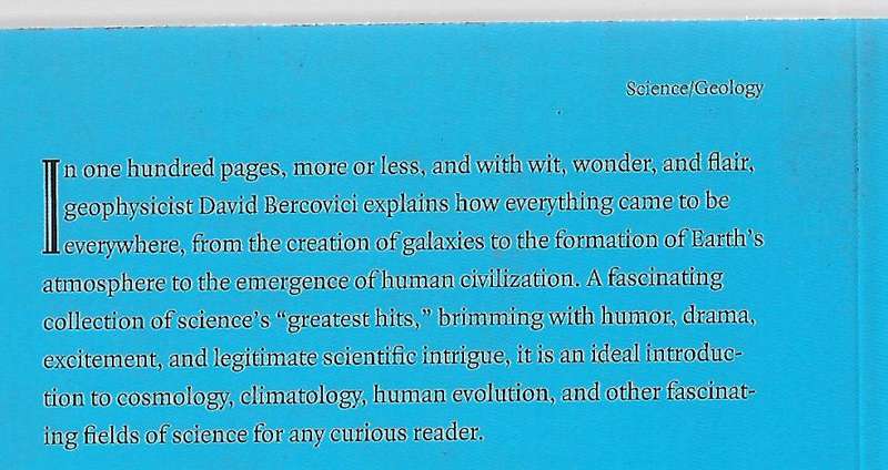 The Origins of Everything in 100 Pages | David Berconvici