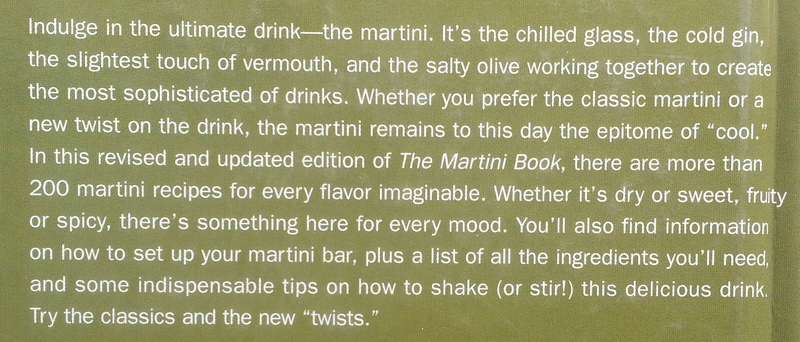 The Martini Book | Sally Ann Berk