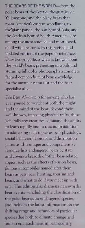 The Bear Almanac: A Comprehensive Guide to the Bears of the World | Gary Brown