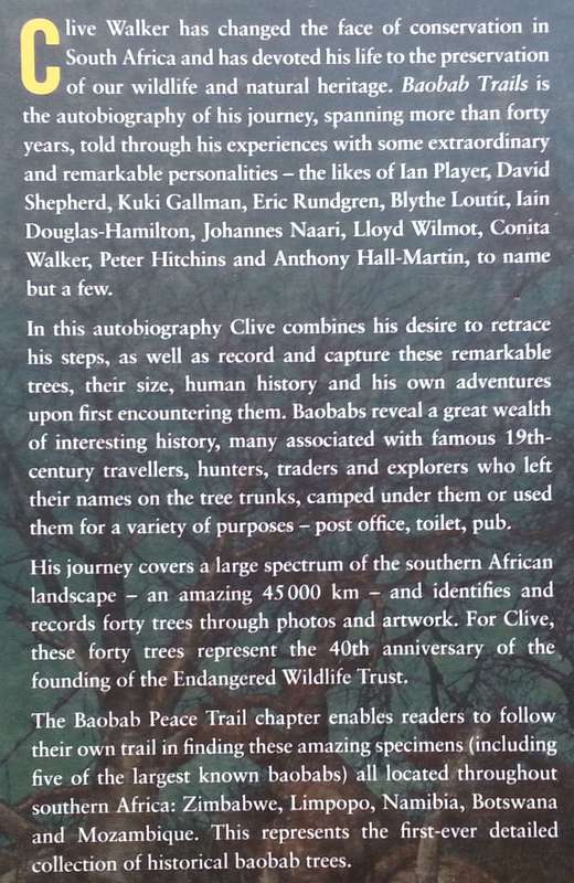 Baobab Trails: An Artist's Journey of Wilderness and Wanderings | Clive Walker