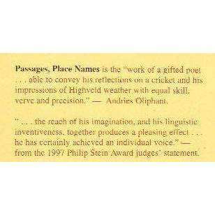 Passages, Place Names (With Author's Inscription) | David McKay