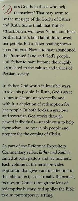 Esther & Ruth: Reformed Expository Commentary | Iain M. Duguid