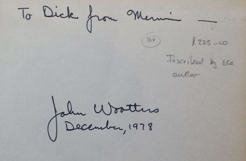 Hunting Trophy Deer (Inscribed by Author) | John Wootters