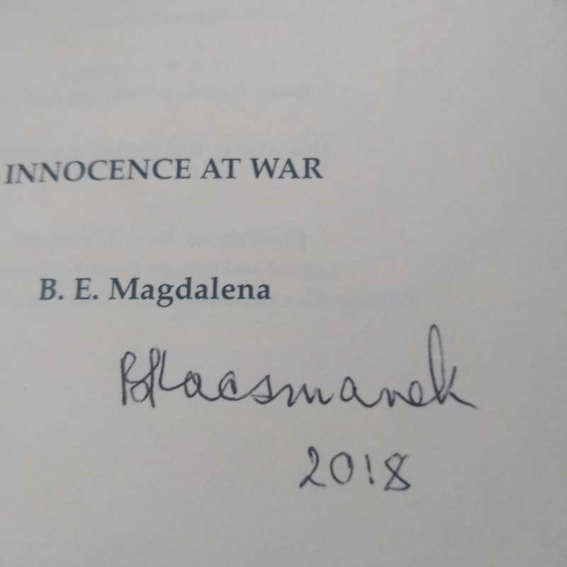 Innocence at War (signed by Author) | B.E. Magdalena