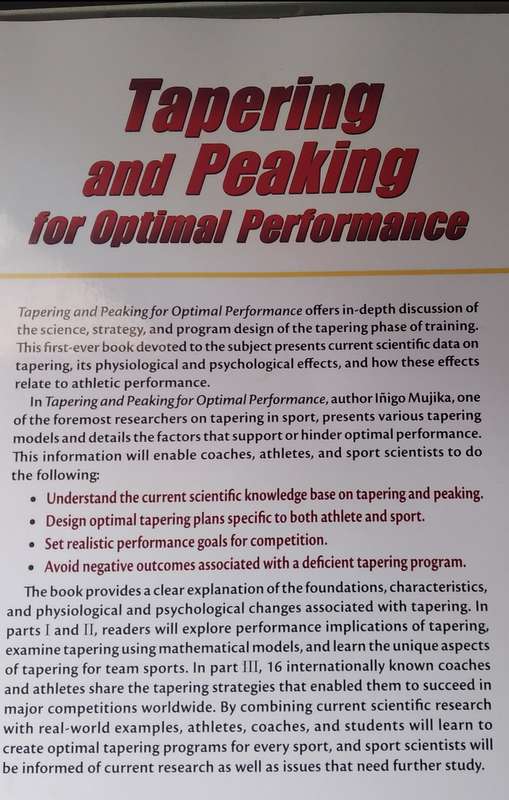 Tapering and Peaking for Optimal Performance | Inigo Mujika