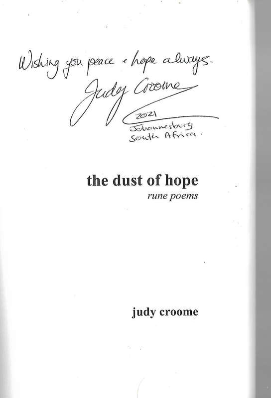 The Dust of Hope (Inscribed) | Judy Croome