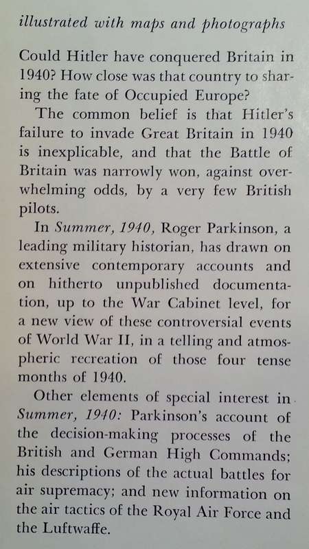 Summer, 1940: The Battle of Britain | Roger Parkinson