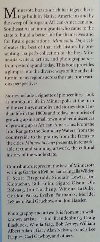 Minnesota Days: Our Heritage in Stories, Art, and Photos (Inscribed by Editor) | Michael Dregni (...