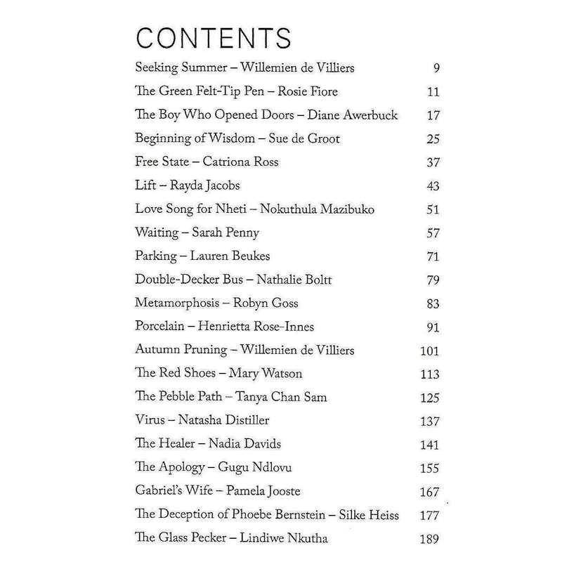 180: New Fiction by South African Women Writers (Uncorrected Proof Copy)