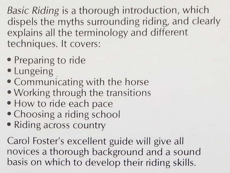 Basic Riding | Carol Foster