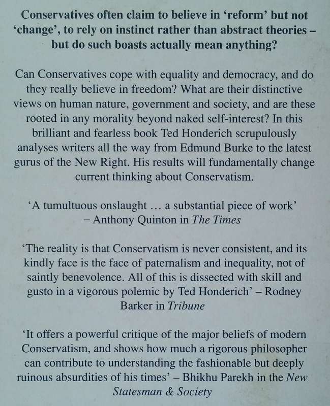 Conservatism | Ted Honderich