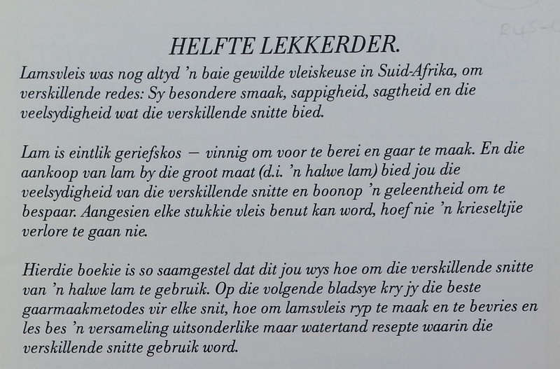 Lam: Die Beste Helfte (Afrikaans)