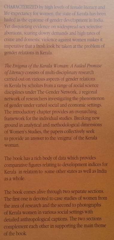 The Enigma of the Kerala Woman: A Failed Promise of Literacy | Swapna Mukhopadhyay (Ed.)
