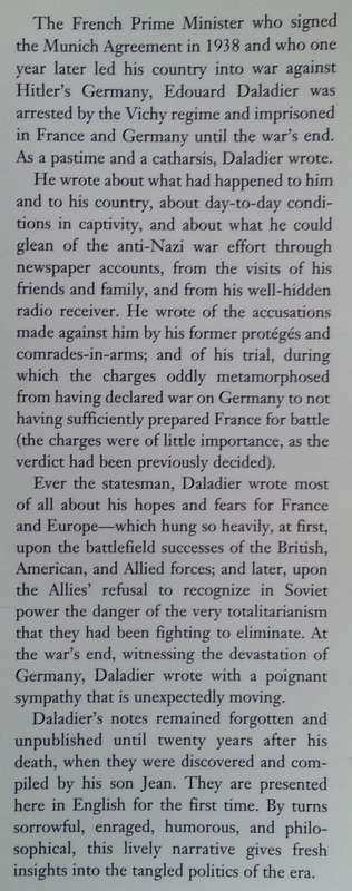 Eduard Daladier: Prison Journal, 1940-1945 | Jean Daladier (Ed.)