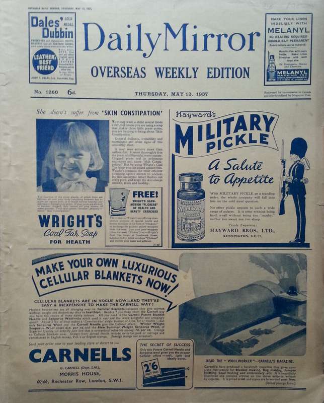 The Daily Mirror, 13 May 1937 (Overseas Weekly Edition)