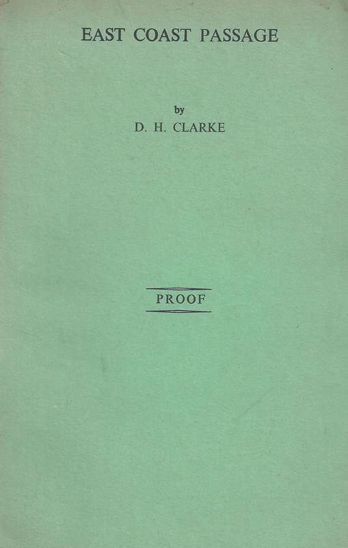 East Coast Passage: The Voyage of a Thames Sailing Barge (Proof Copy) | D. H. Clarke
