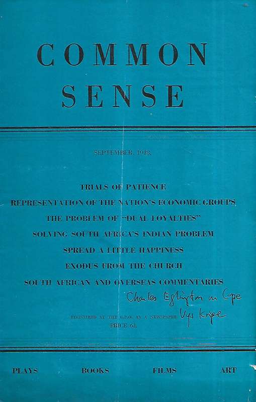 Common Sense (September 1948)