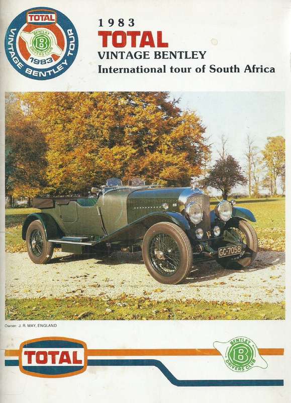 1983 Total Vintage Bentley International Tour of South Africa