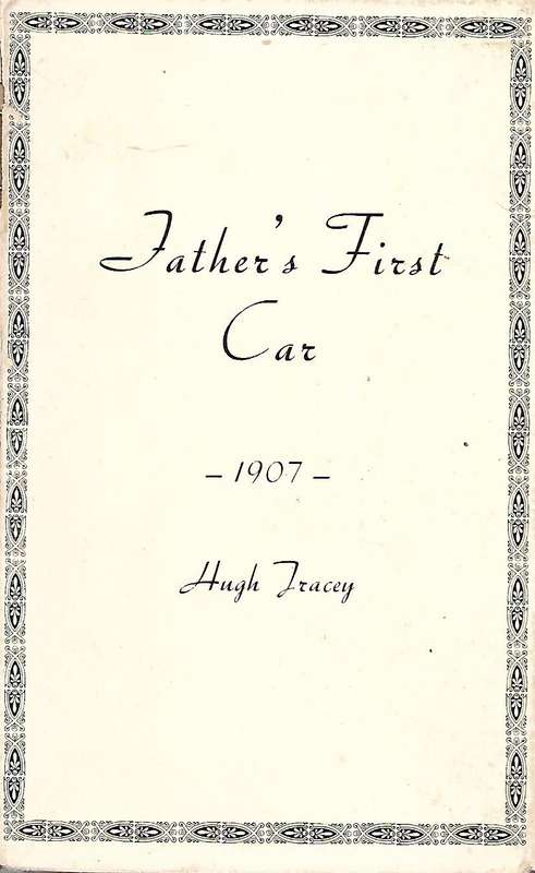 Father's First Car (With Author's Dedication) | Hugh Tracey