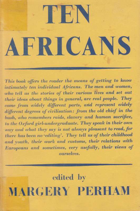 Ten Africans | Margery Perham (Ed.)