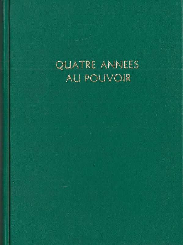 Qautre Anees au Pouvoir (French, with Postage Stamp) | Philippe Petain
