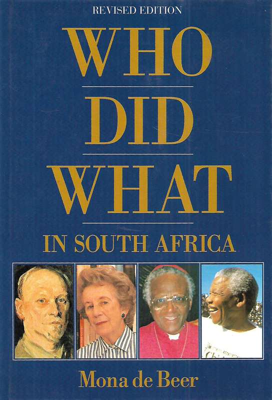 Who Did What in South Africa | Mona de Beer