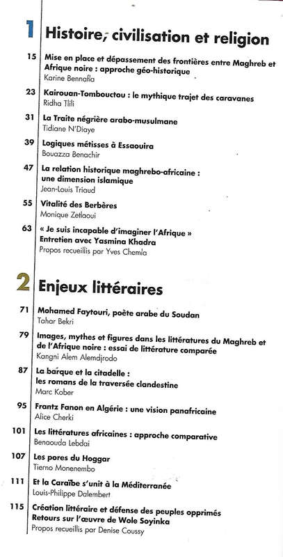 Cultures Sud n 169 | Tahar Bekri