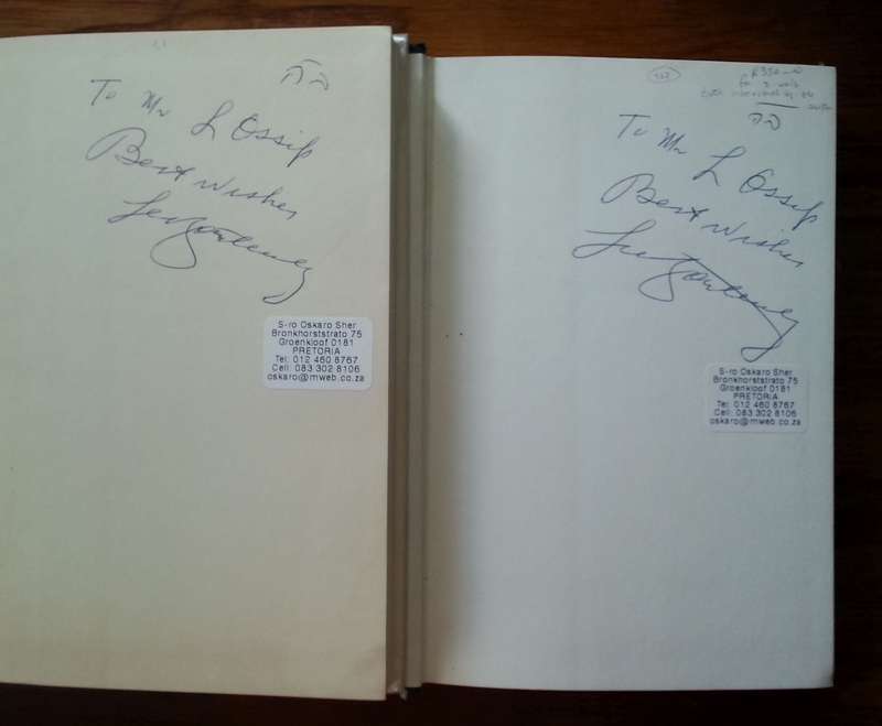 Torah Thoughts (Both Volumes Inscribed by Editor) | Leo Gartenberg (Ed.)