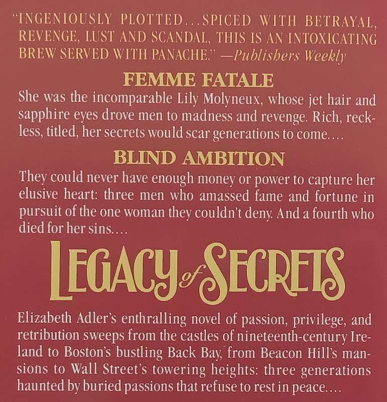 Leauge of Secrets | Elizabeth Adler