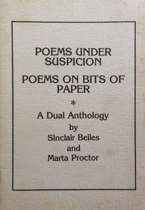 Poems Under Suspicion & Poems on Bits of Paper: A Dual Anthology (Signed by Authors, Inscribed by...